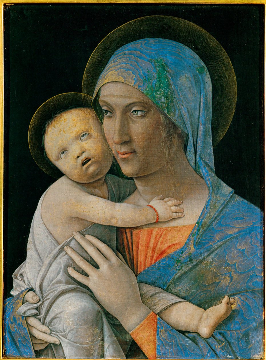 Madonna mit Kind von Andrea Mantegna