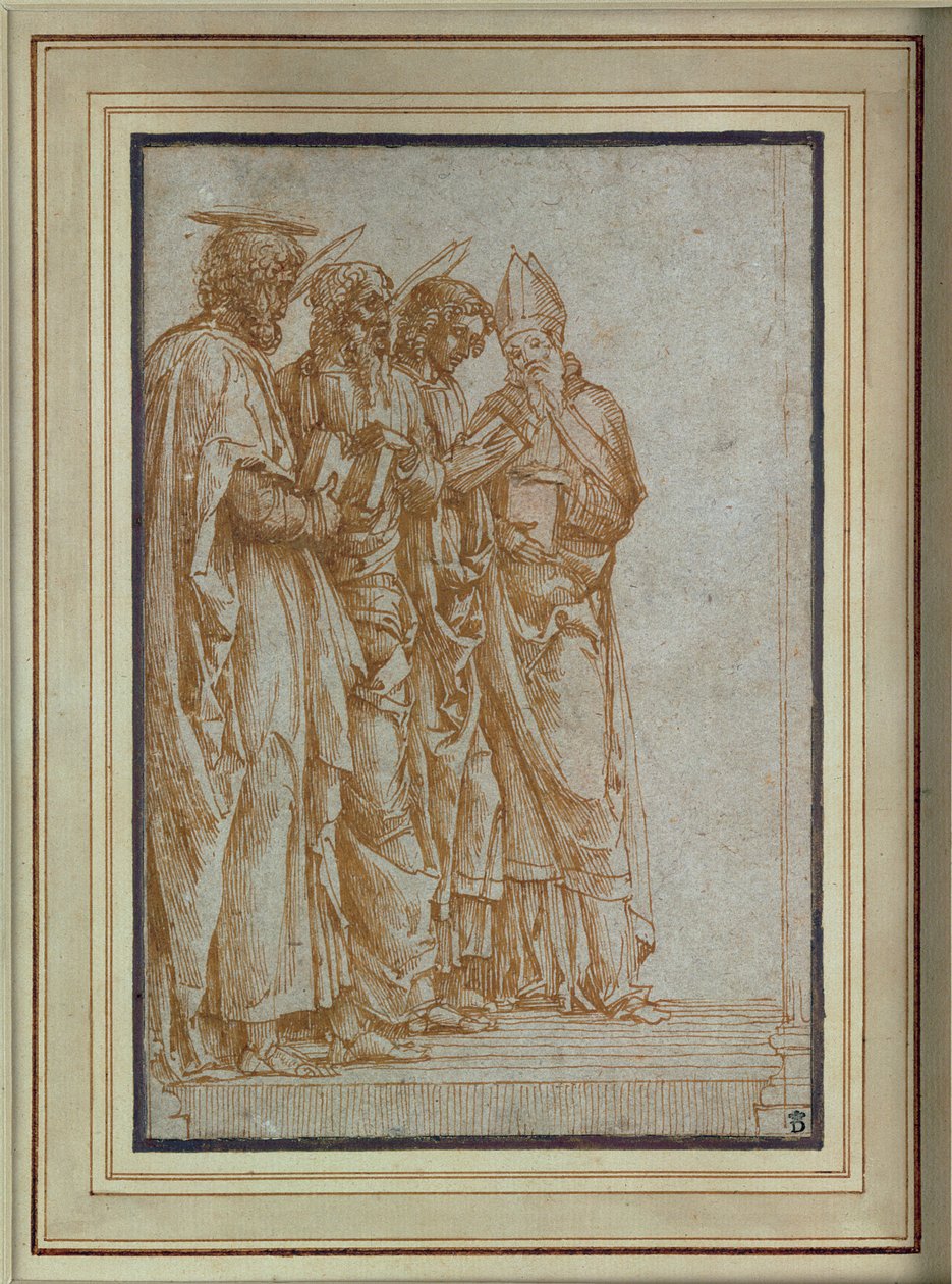 Heilige Peter, Paul, Johannes der Evangelist und Zeno von Andrea Mantegna