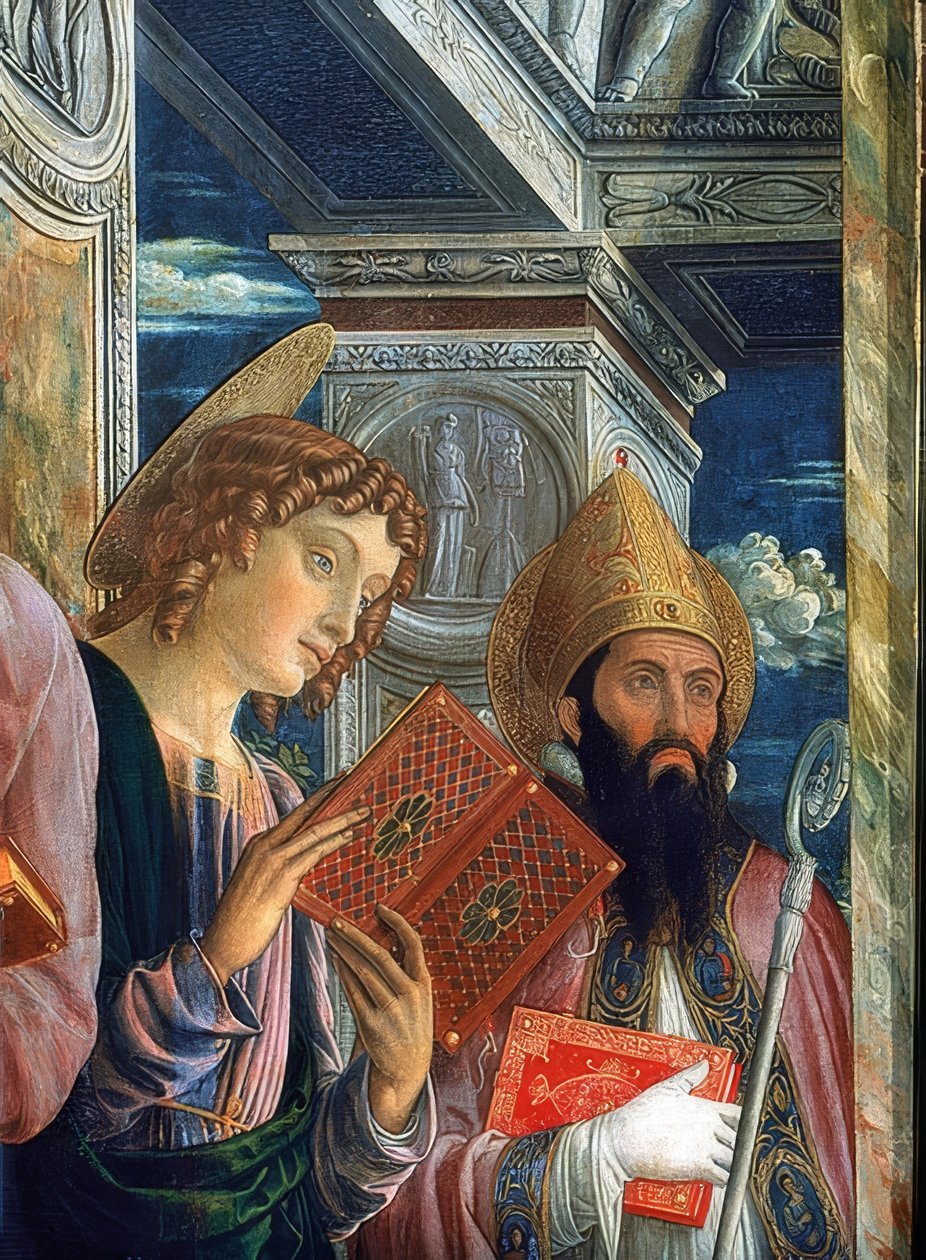 San-Zeno-Altar (Detail) von Andrea Mantegna