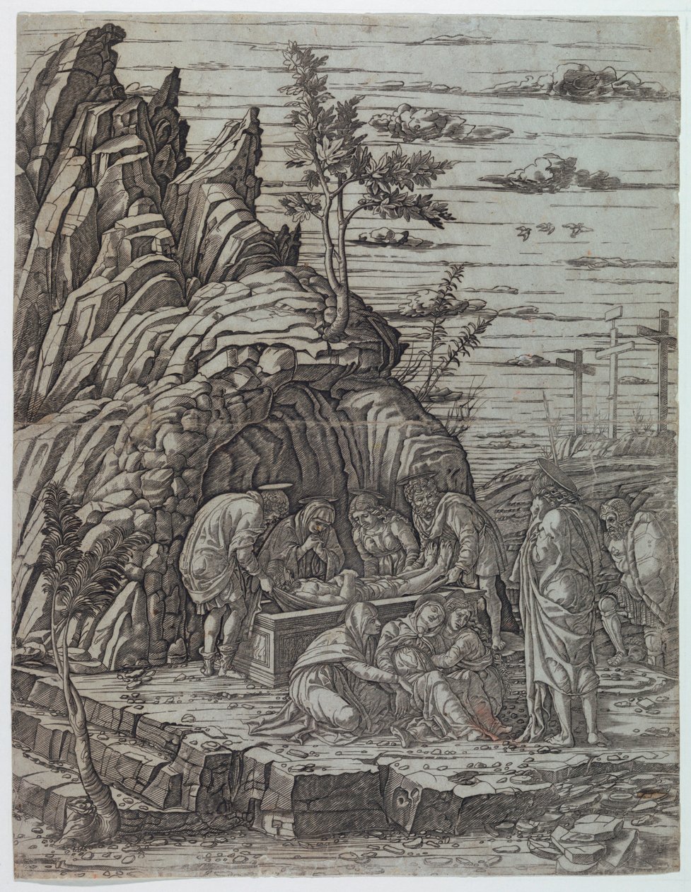 Die Grablegung von Andrea Mantegna