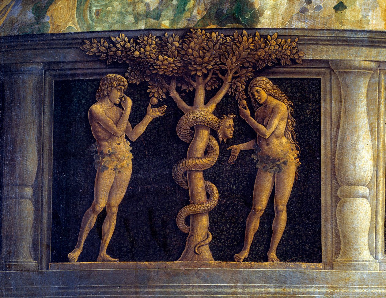 Die Jungfrau und das Kind, umgeben von sechs Heiligen und verehrt vom Markgrafen von Mantua, Francesco II. Gonzaga (1466-1519), bekannt als 