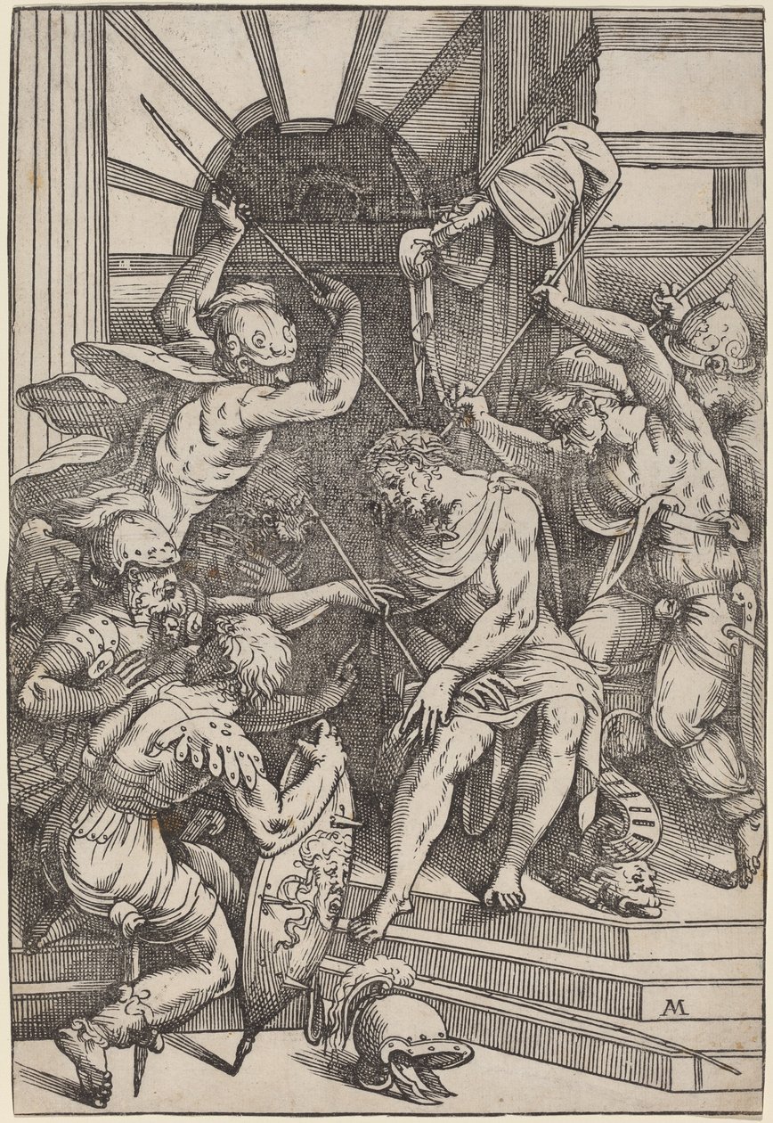 Christus mit der Dornenkrone von Andrea Meldolla, called Schiavone, after Titian