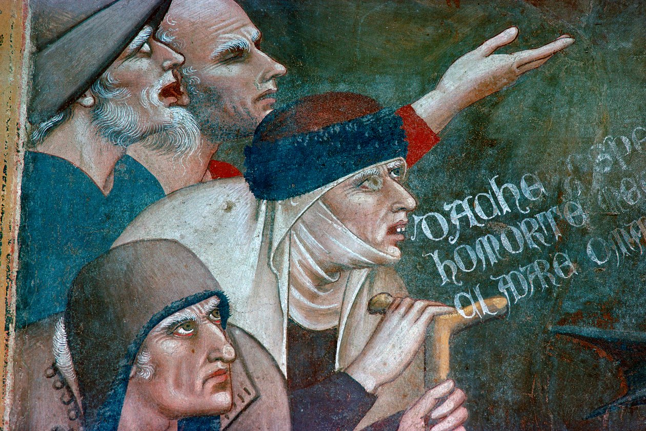 Fragment eines Freskos, das den Triumph des Todes zeigt, 14. Jahrhundert von Andrea Orcagna