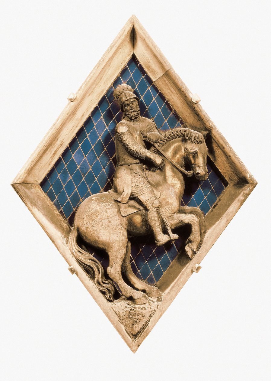 Mars, Skulptur im Flachrelief von Andrea Pisano von Andrea Pisano