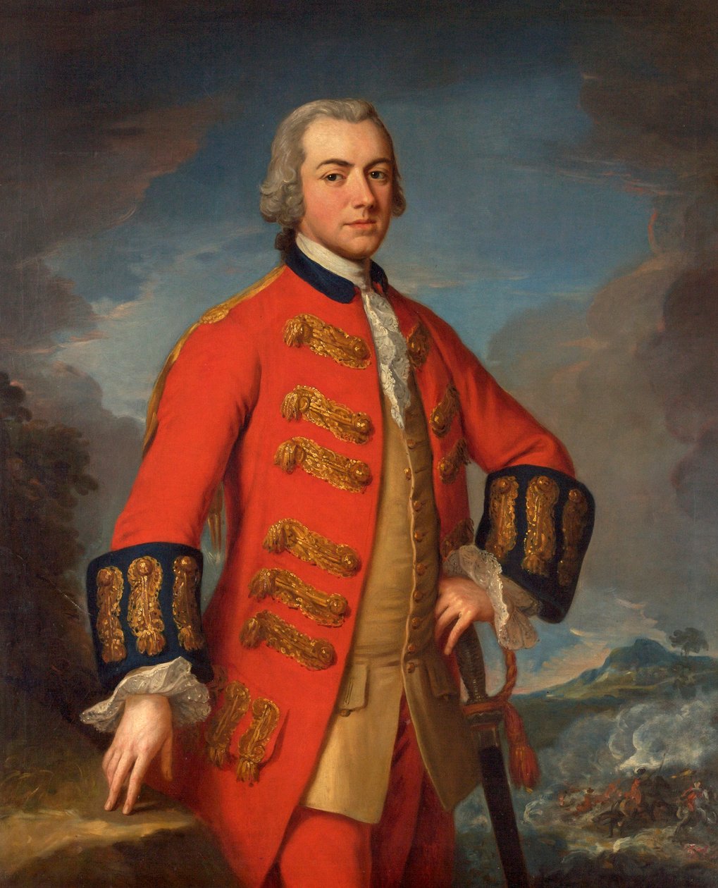 General Sir Henry Clinton, um 1760-70 von Andrea Soldi