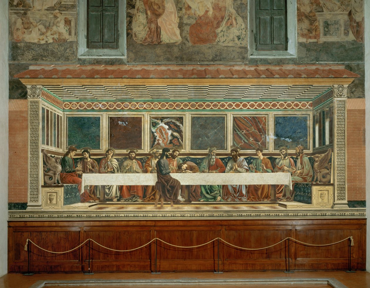 Das letzte Abendmahl von Andrea del Castagno