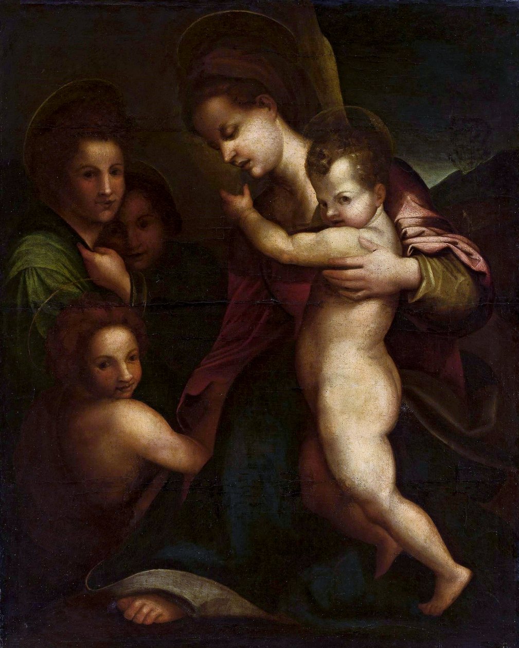 Madonna mit Jesuskind und St. Johannes von Andrea del Sarto