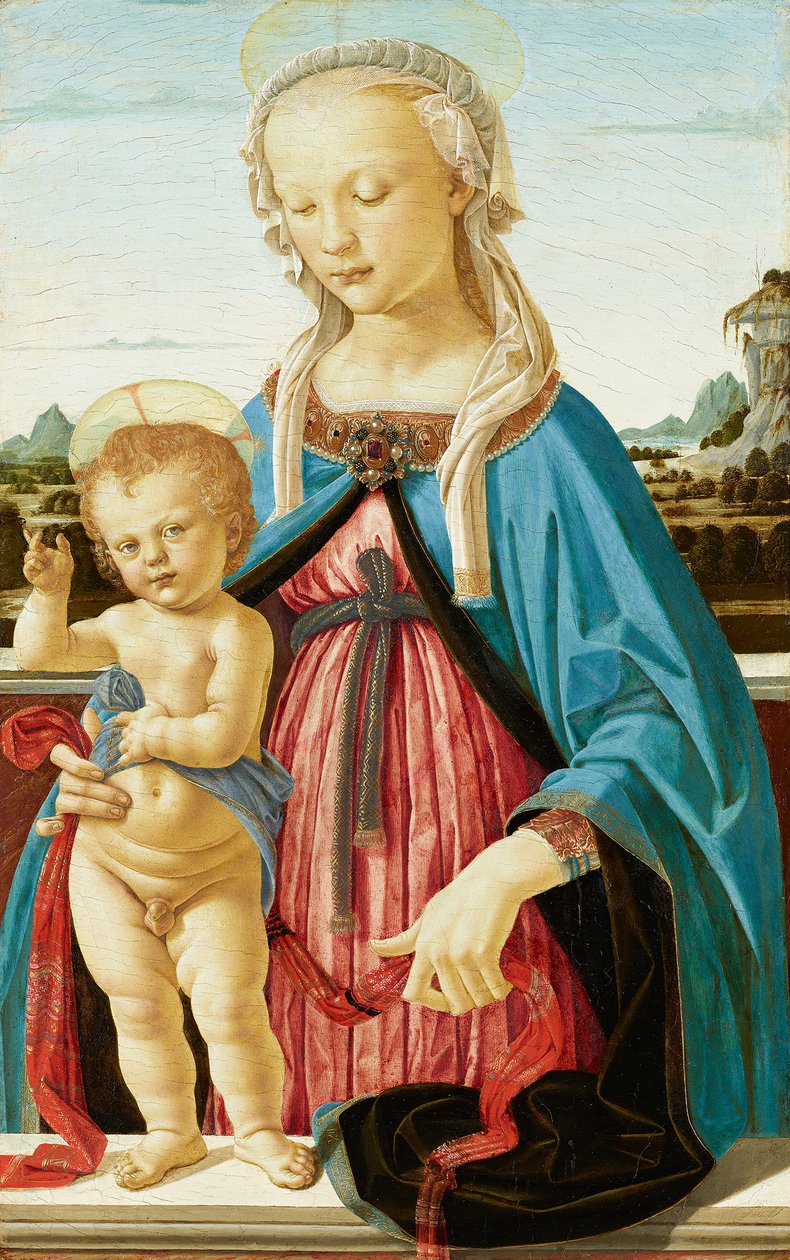 Die Jungfrau und das Kind von Andrea del Verrocchio