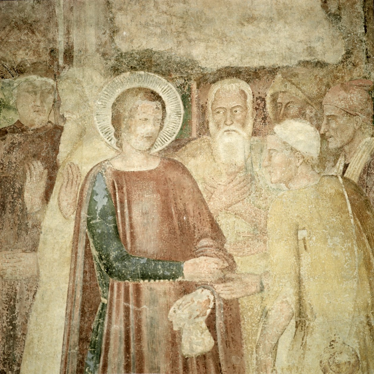 Detail von St. Ranieri im Heiligen Land, Mitte des 14. Jahrhunderts von Andrea di Bonaiuto