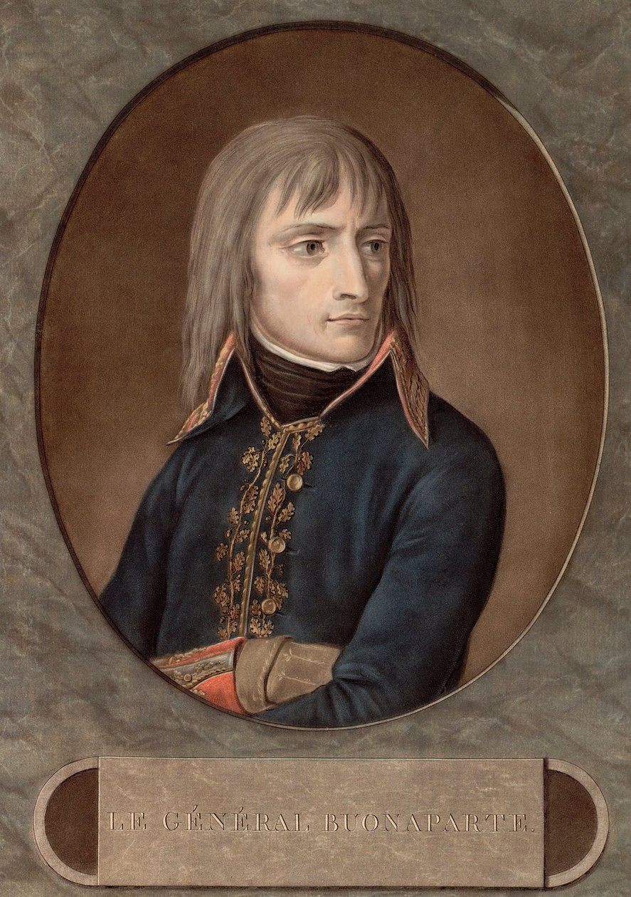 Der General Bonaparte im Jahr 1798 - Gravur von Andrea Appiani (1754-1817) - von Andrea the Elder (after) Appiani