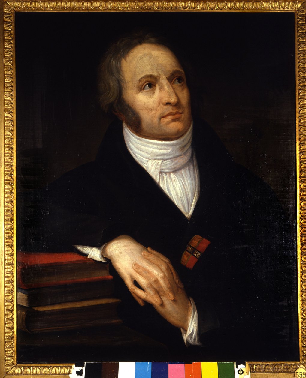 Porträt von Vincenzo Monti, italienischer Dichter. Gemälde von Andrea Appiani. 1809. Pinacoteca di Brera, Mailand von Andrea the Elder Appiani