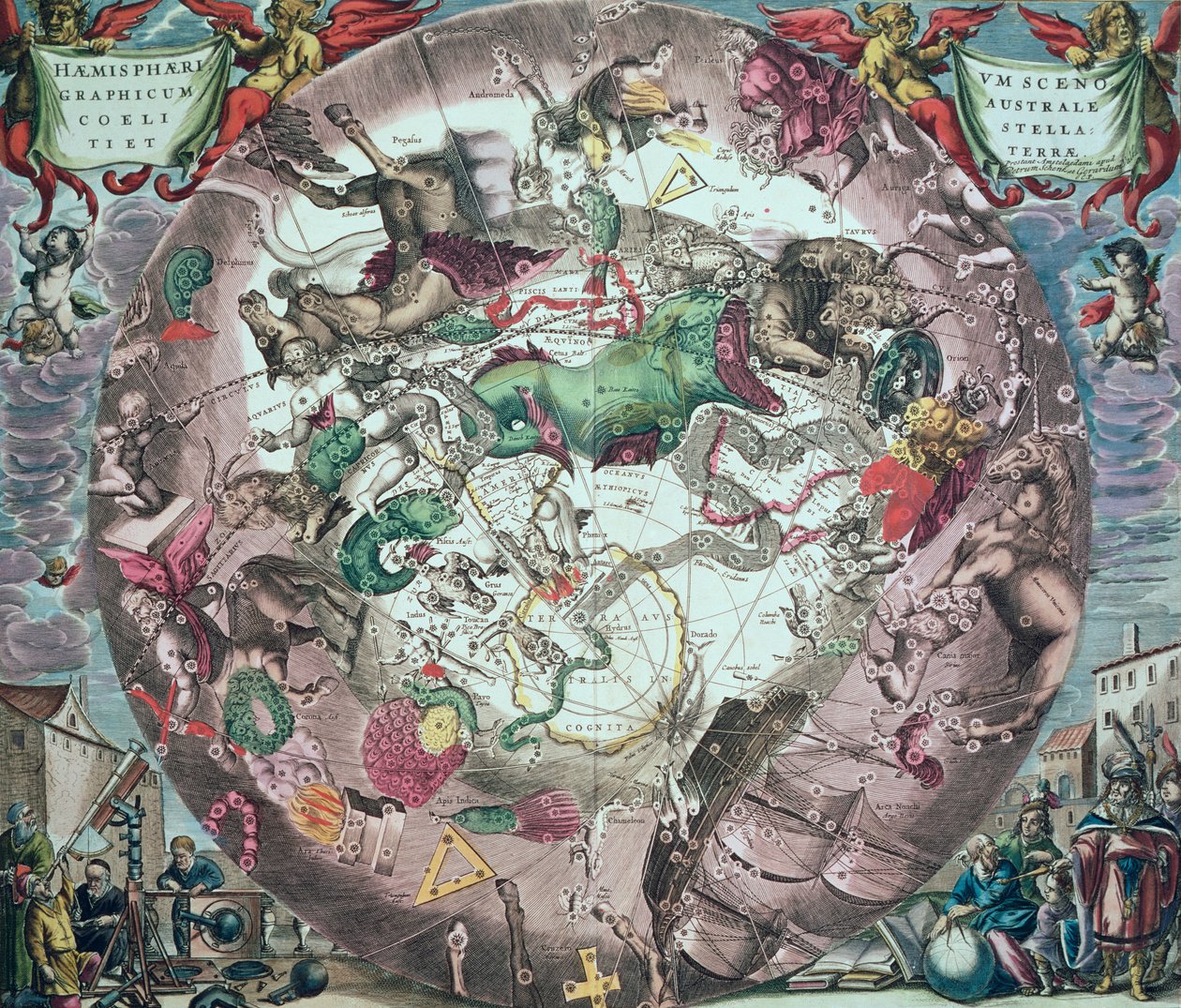 Sternbilder der südlichen Hemisphäre, aus 