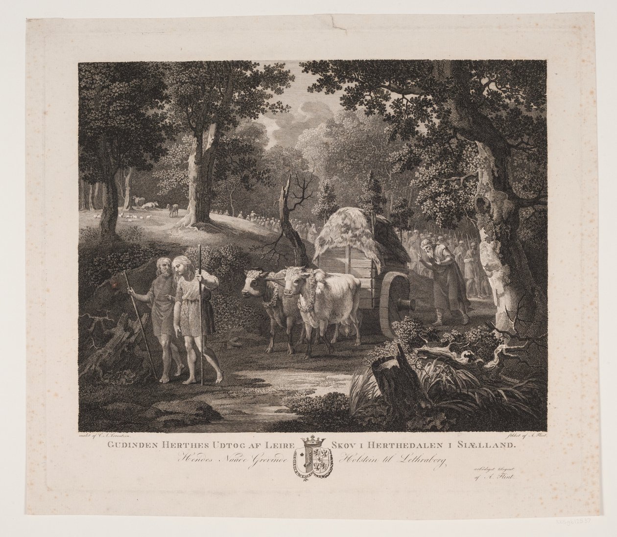 Die Göttin Henthas aus dem Lejre-Wald im Herthatal auf Seeland von Andreas Flint