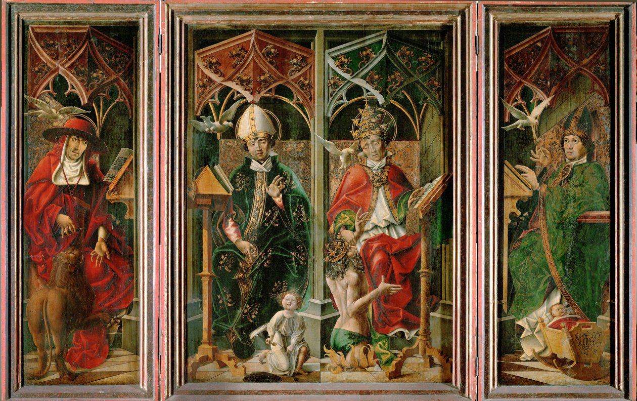 Die vier Kirchenväter von Andreas Haller