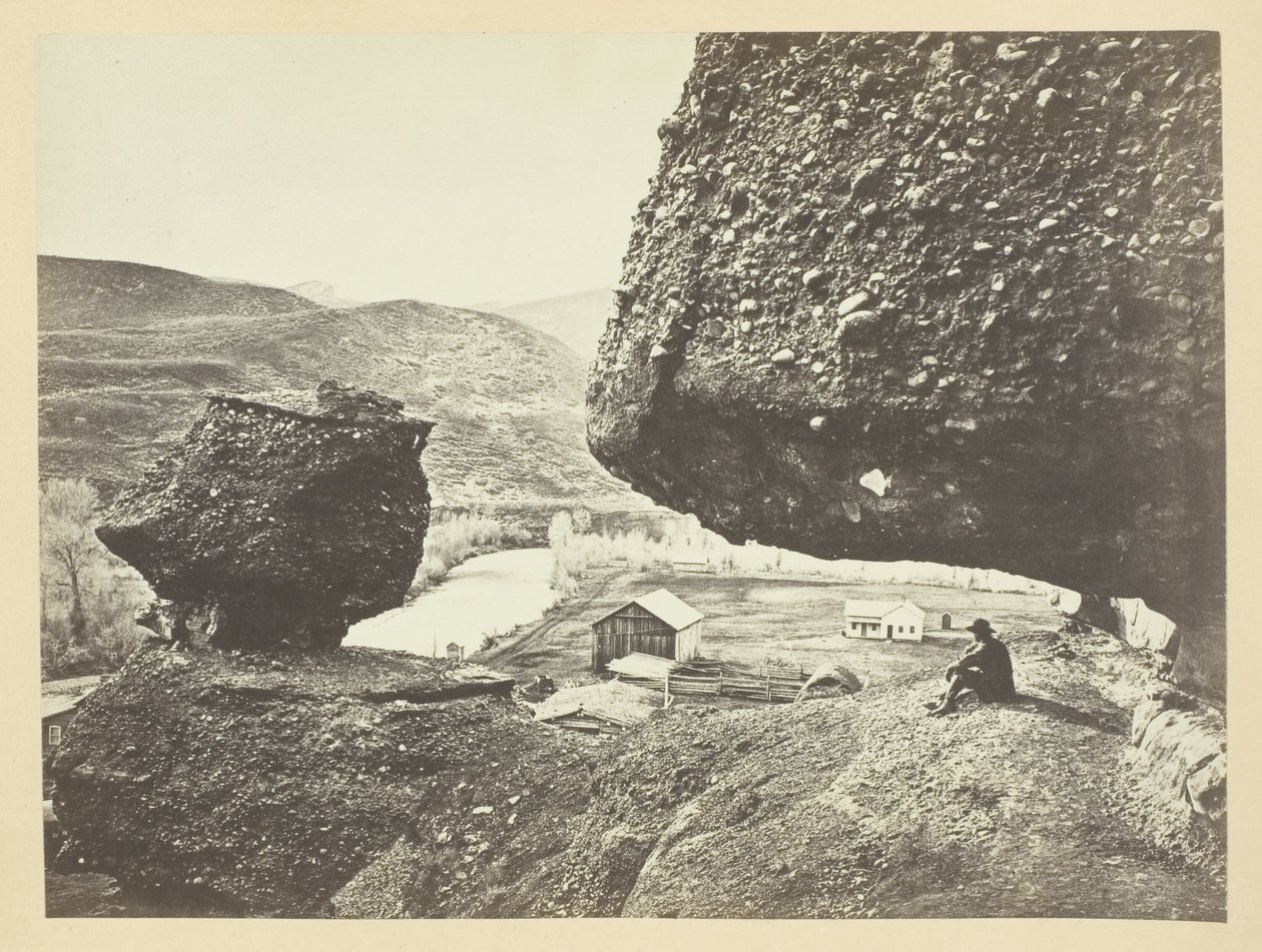 Hängender Felsen, Echo City von Andrew Joseph Russell