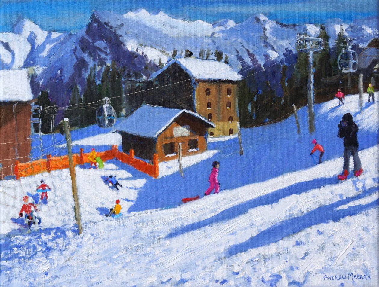 Die Eisbahn, Samoens, Frankreich, 2022 von Andrew Macara