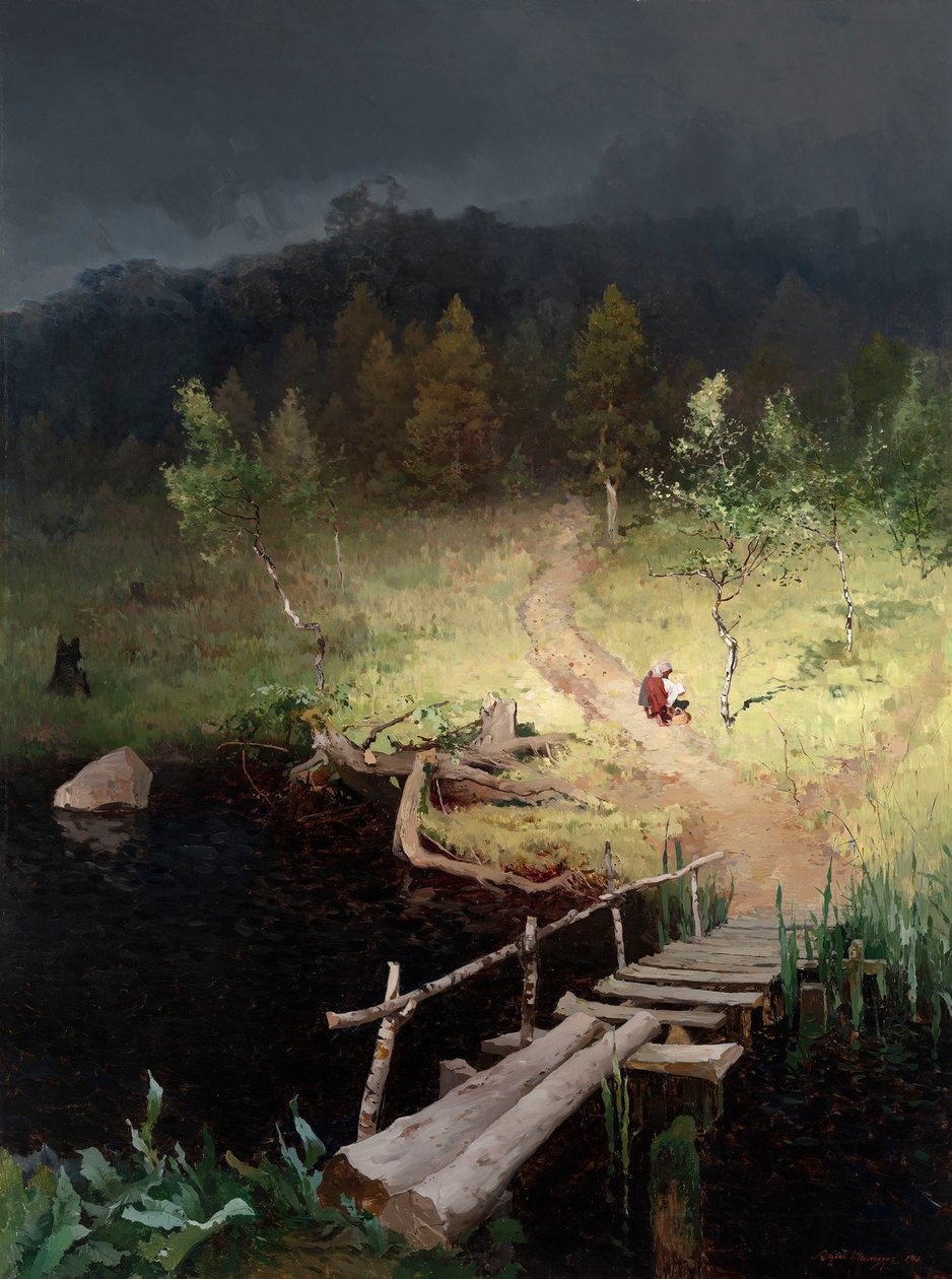 Vor dem Sturm (1918) von Andrey Nikolayevich Shilder