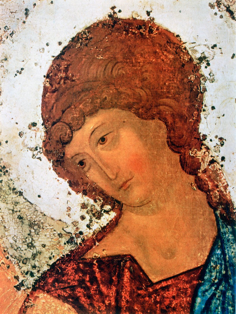 Die Dreifaltigkeit (Detail) von Andrey Rublyov