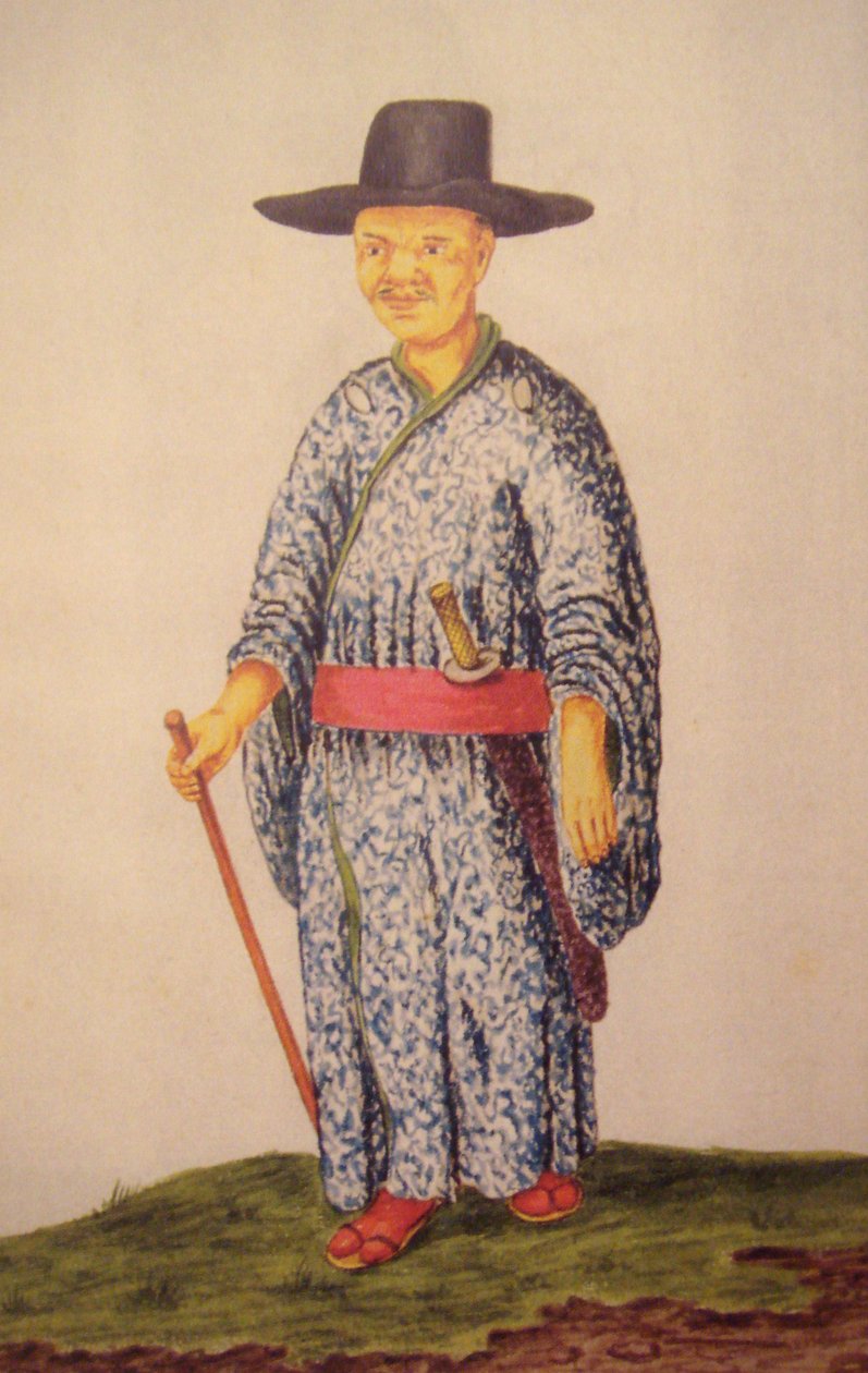 Japanischer Christ in Jakarta um 1656 von Andries Beeckman von Andries Beeckman
