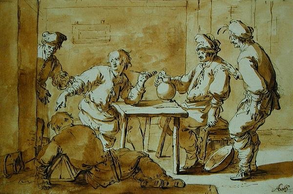 In der Bar, 1633 von Andries Both
