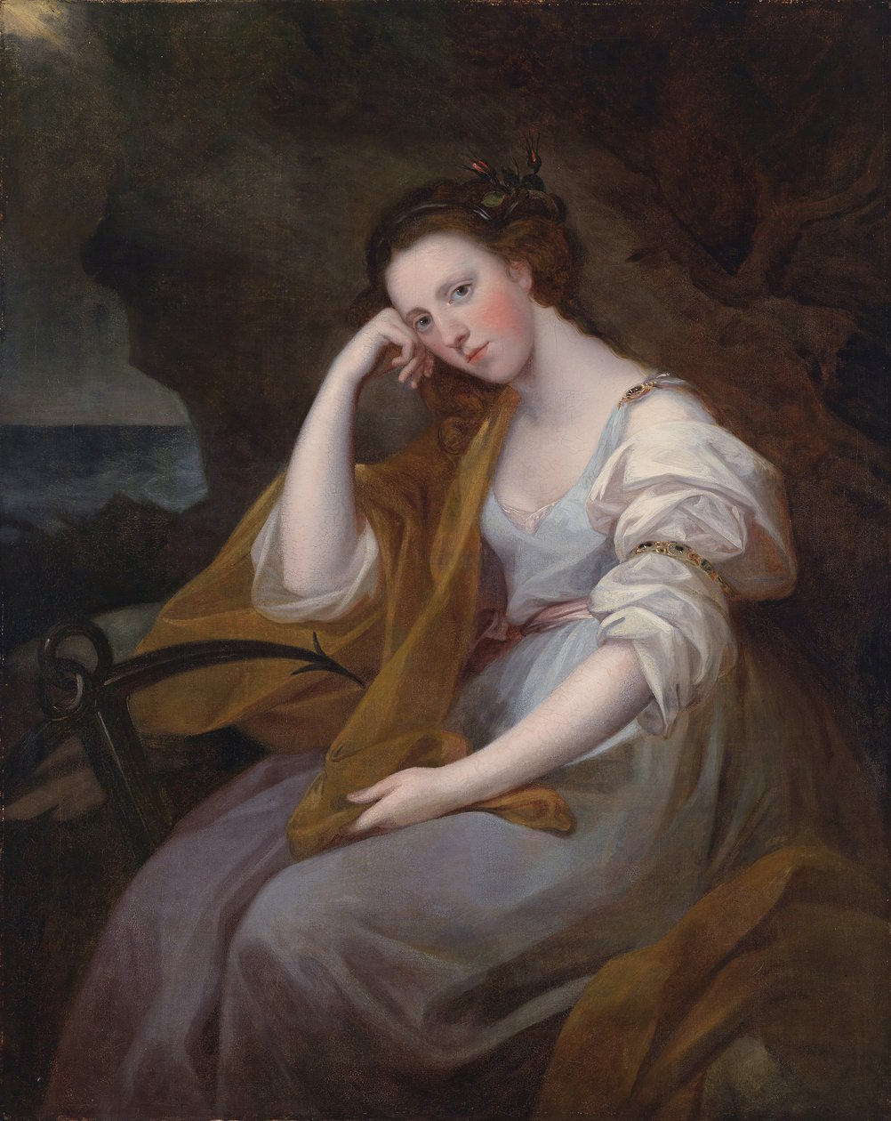 Porträt von Lady Louisa Leveson Gower als Spes (Göttin der Hoffnung) von Angelica Kauffmann