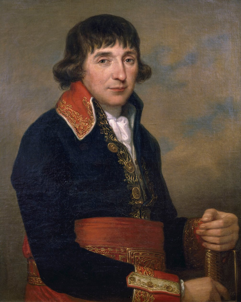 Porträt von Augustin de Lespinasse, französischer General von Angelica Kauffman