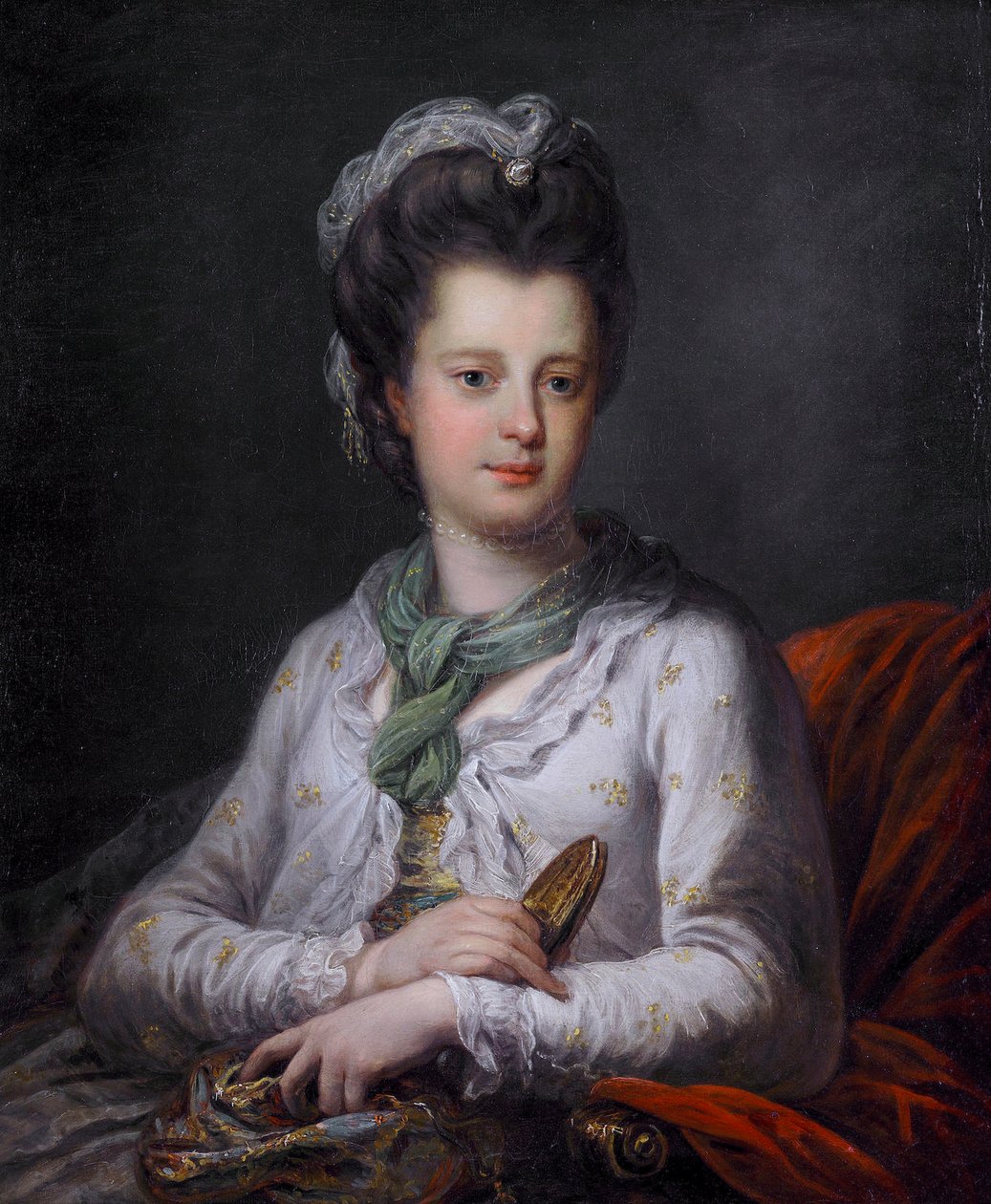Porträt von Elizabeth Kerr, geb. Fortescue, Marchioness of Lothian von Angelica Kauffmann