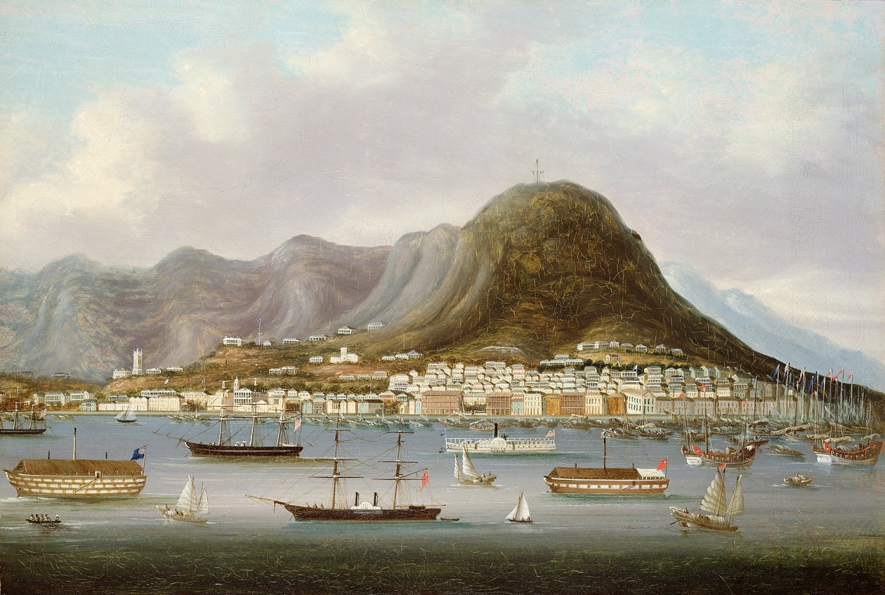 Ansicht von Hongkong von Anglo-Chinese School