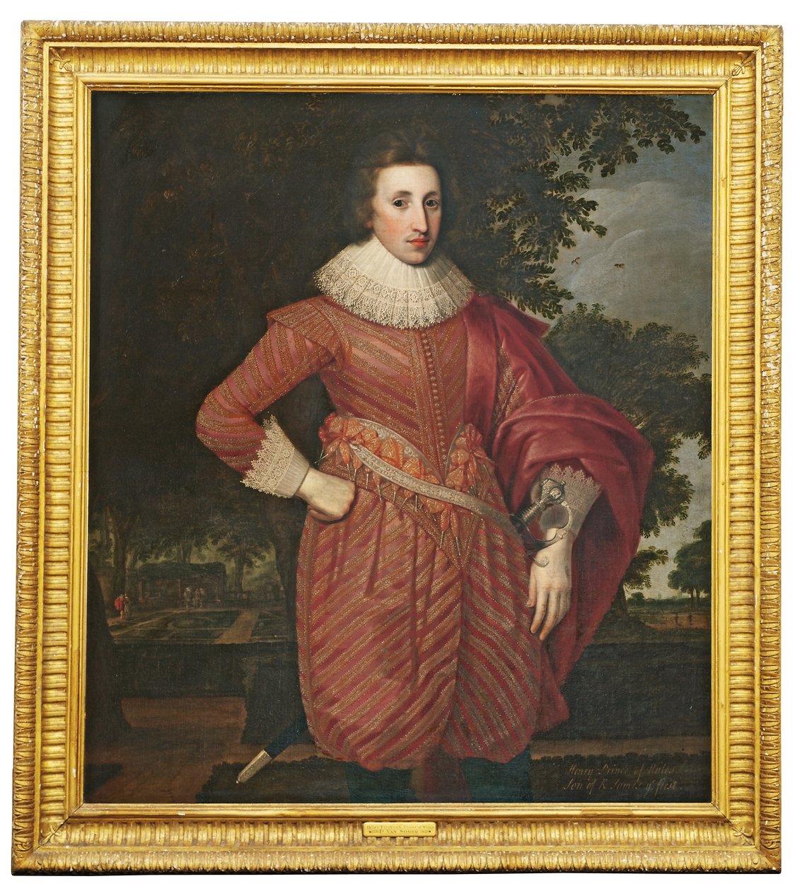 Porträt eines Gentlemans, traditionell identifiziert als Henry, Prinz von Wales, um 1620 von Anglo Flemish School