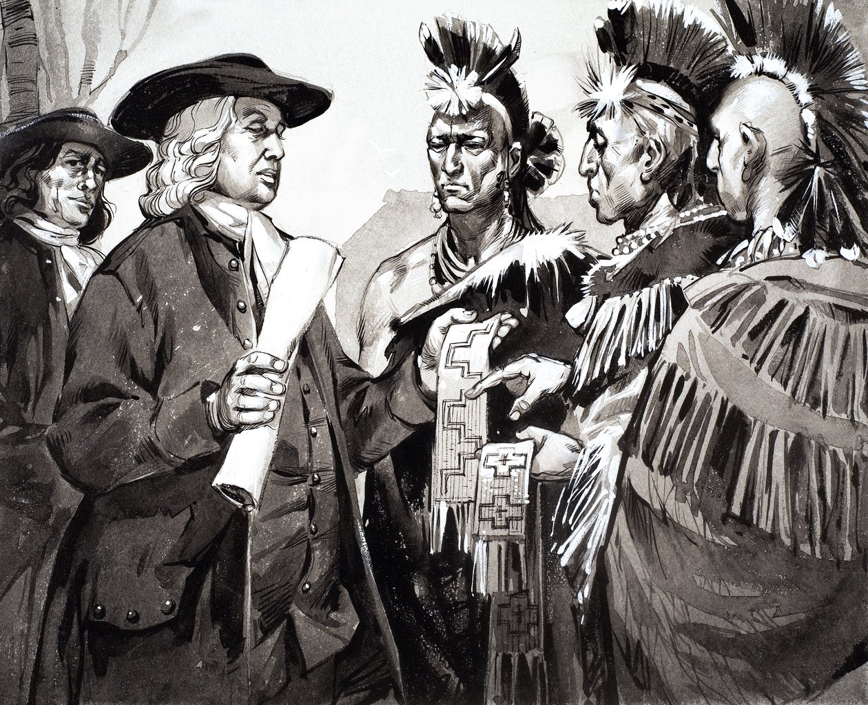 Eine geteilte Nation, Illustration aus 