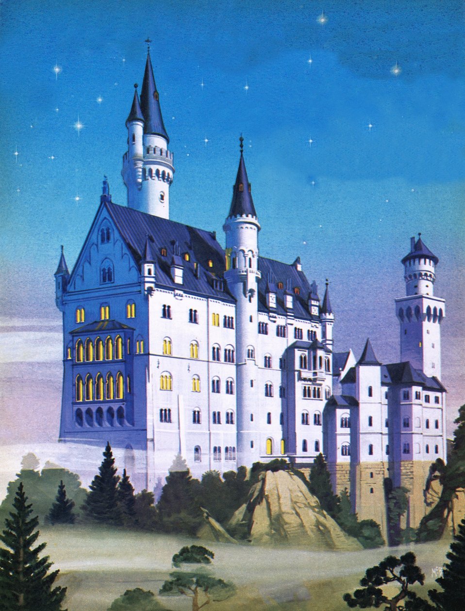 Neuschwanstein – Ein Märchenschloss gebaut von einem 