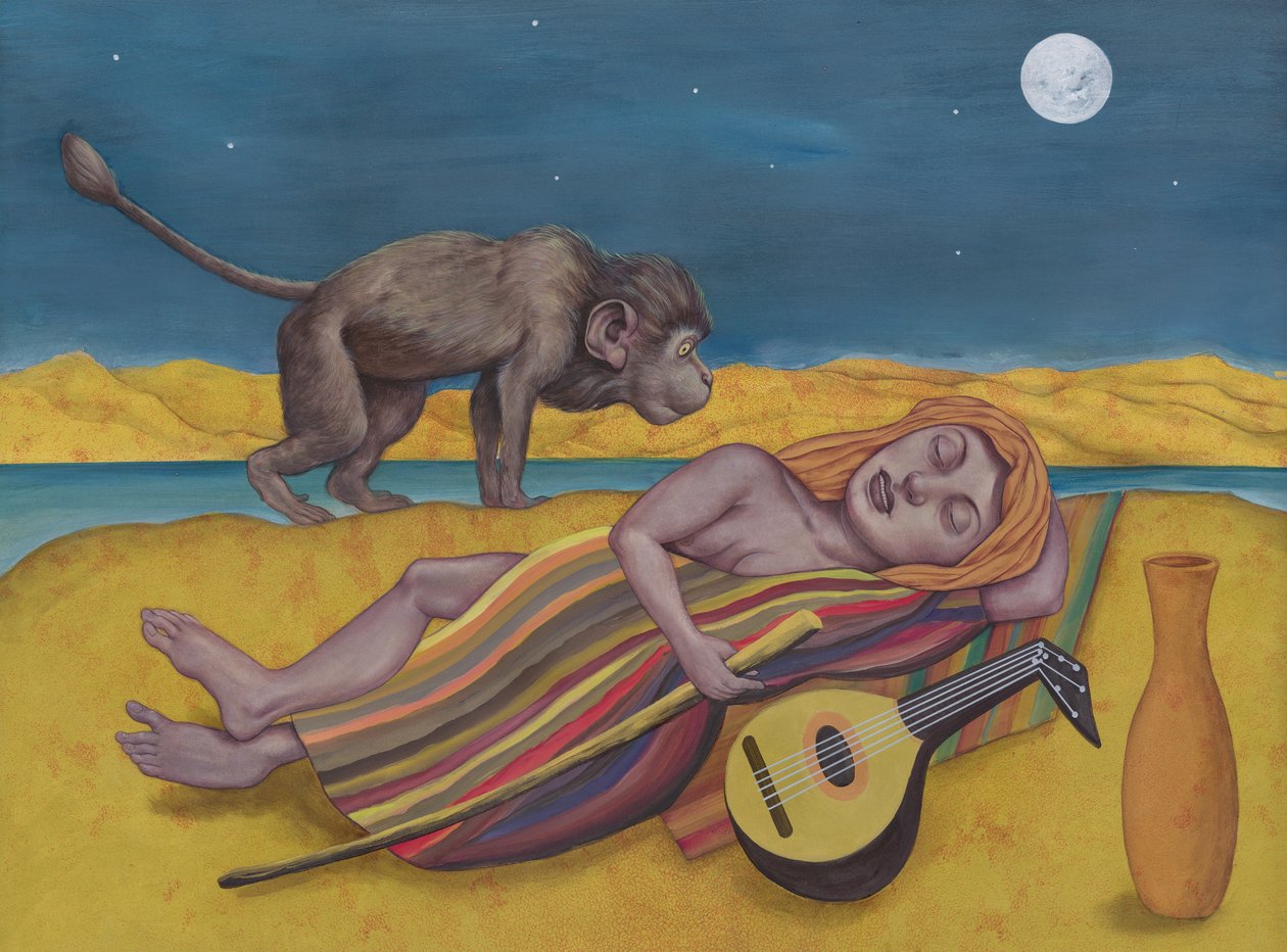 Der schlafende Roma, 2015 von Anita Kunz