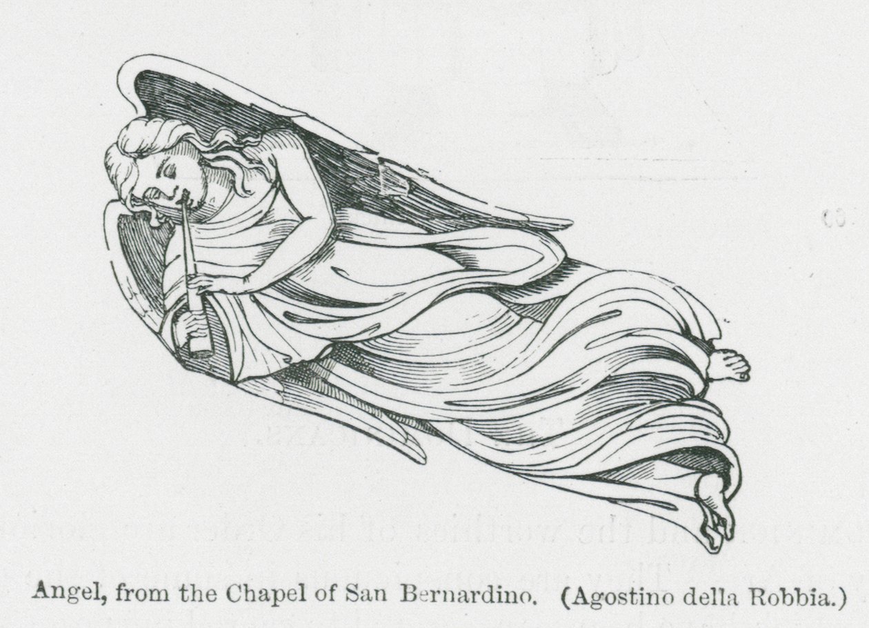 Engel, aus der Kapelle von San Bernardino von Anna Brownell Jameson