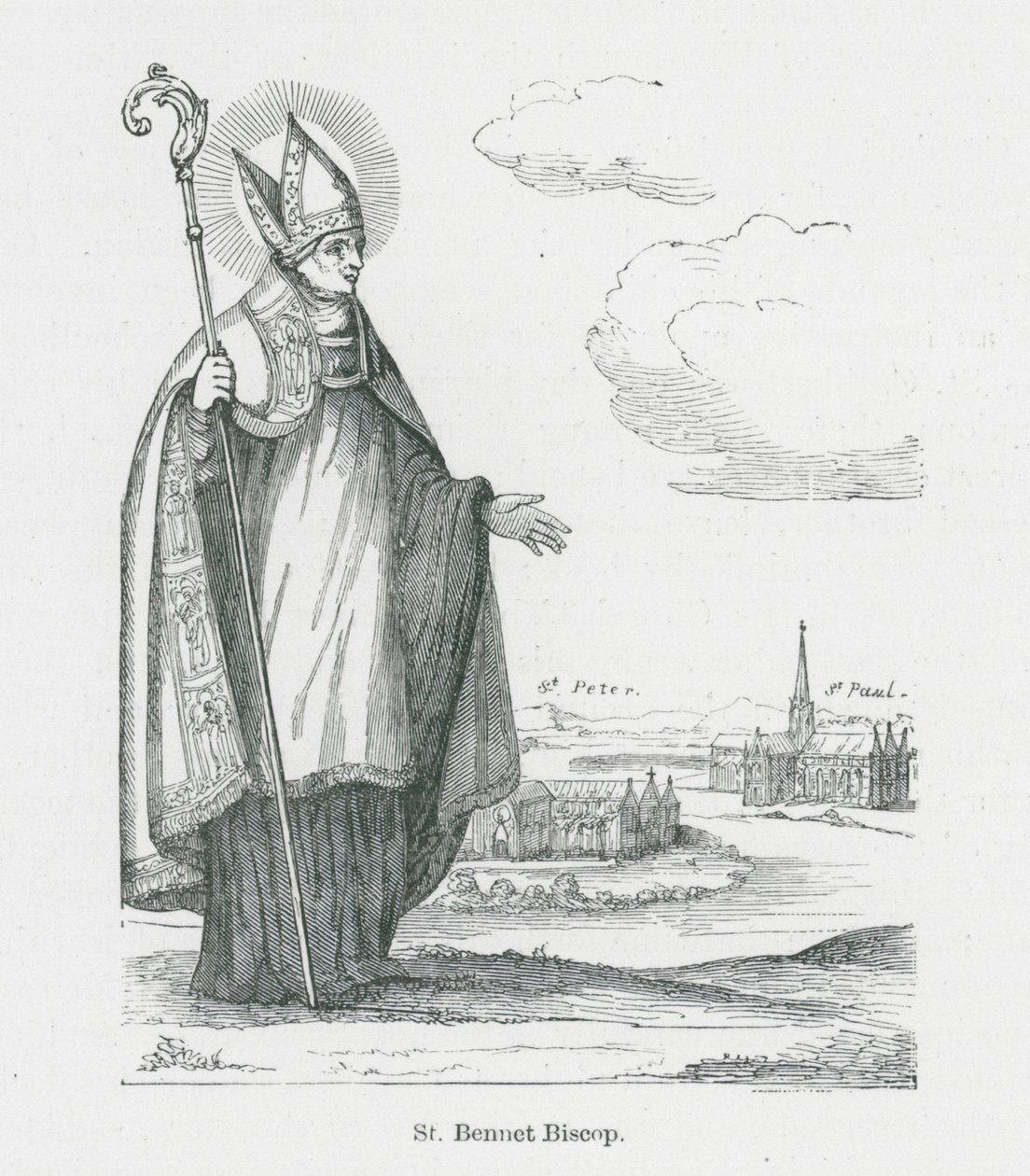St. Bennet Biscop von Anna Brownell Jameson