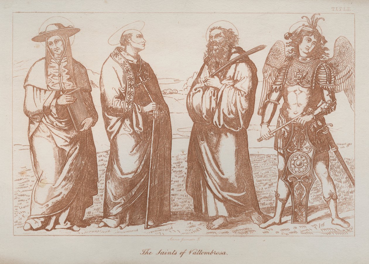 Die Heiligen von Vallombrosa von Anna Brownell Jameson