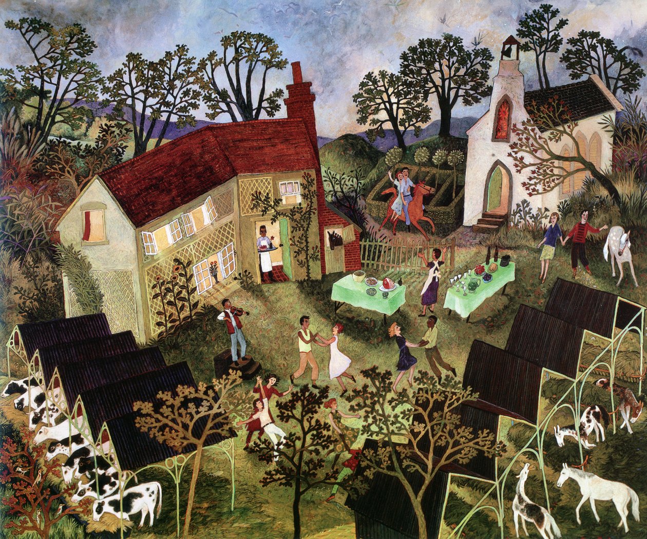 Scheunentanz, 2001 von Anna Pugh