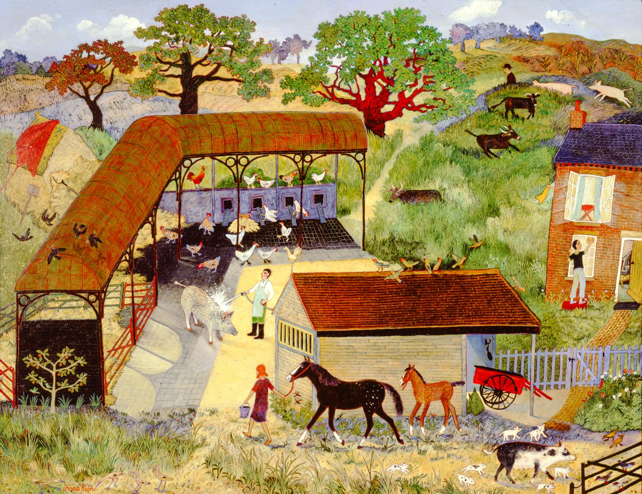 Schweinewäsche, 2008 von Anna Pugh