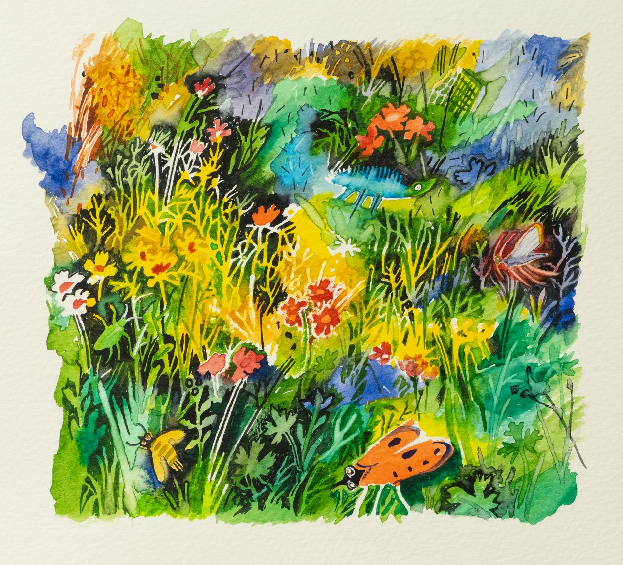 Wieseninsekten, 2023 von Anna Pugh