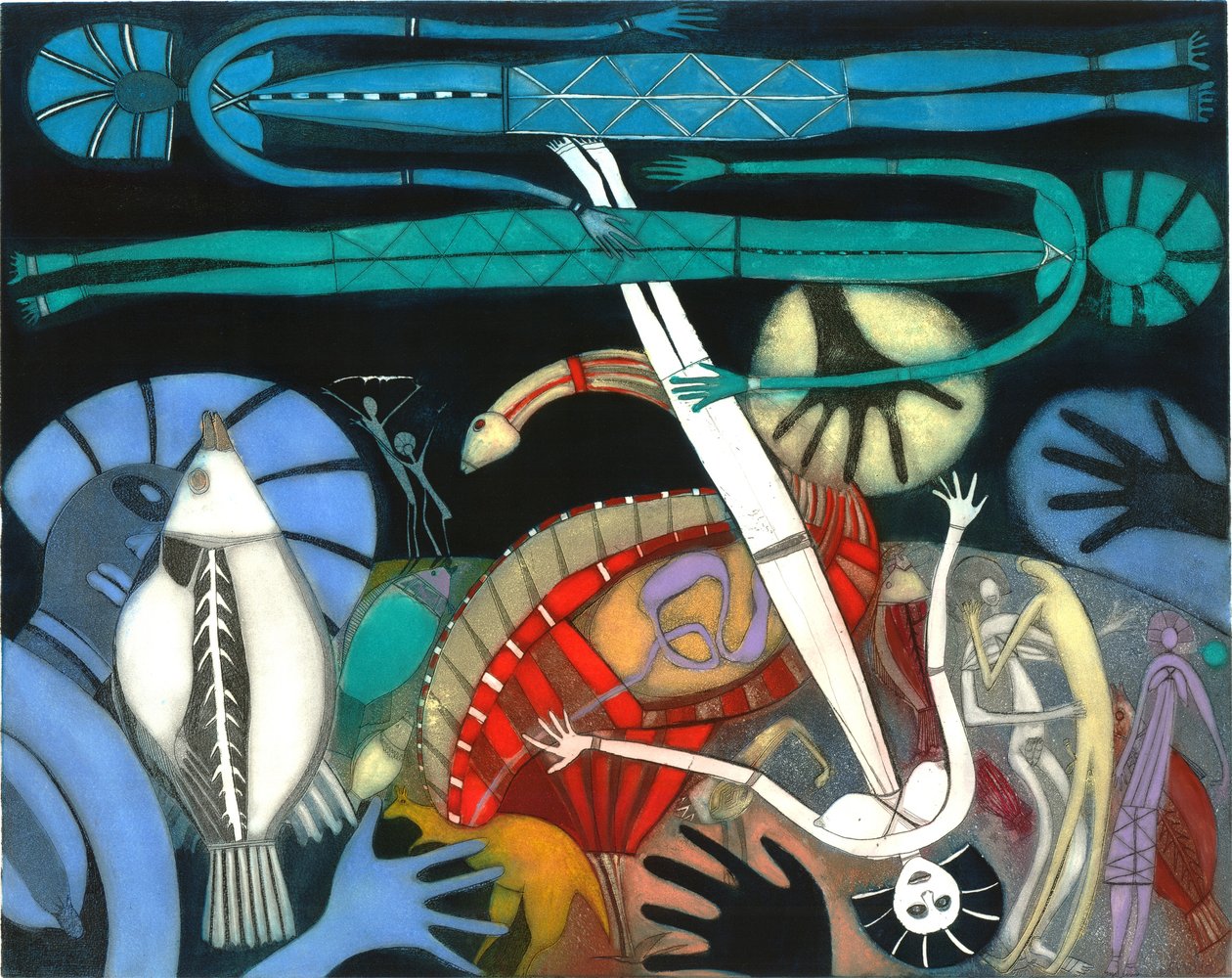 Der Traum des Fisches - Sternschnuppe von Annael Anelia Pavlova