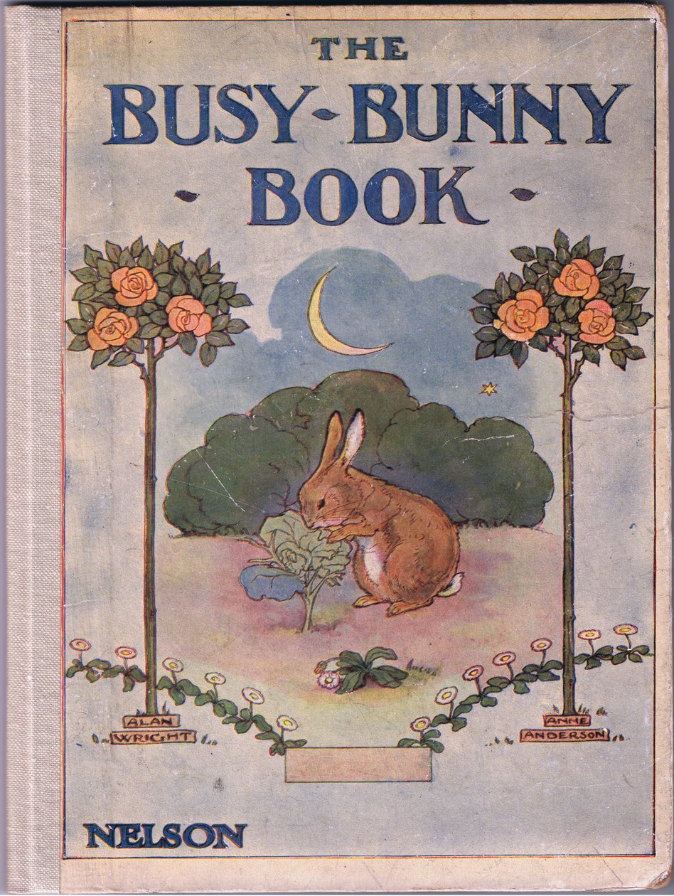 Busy Bunny Buch Titelblatt von Anne Anderson