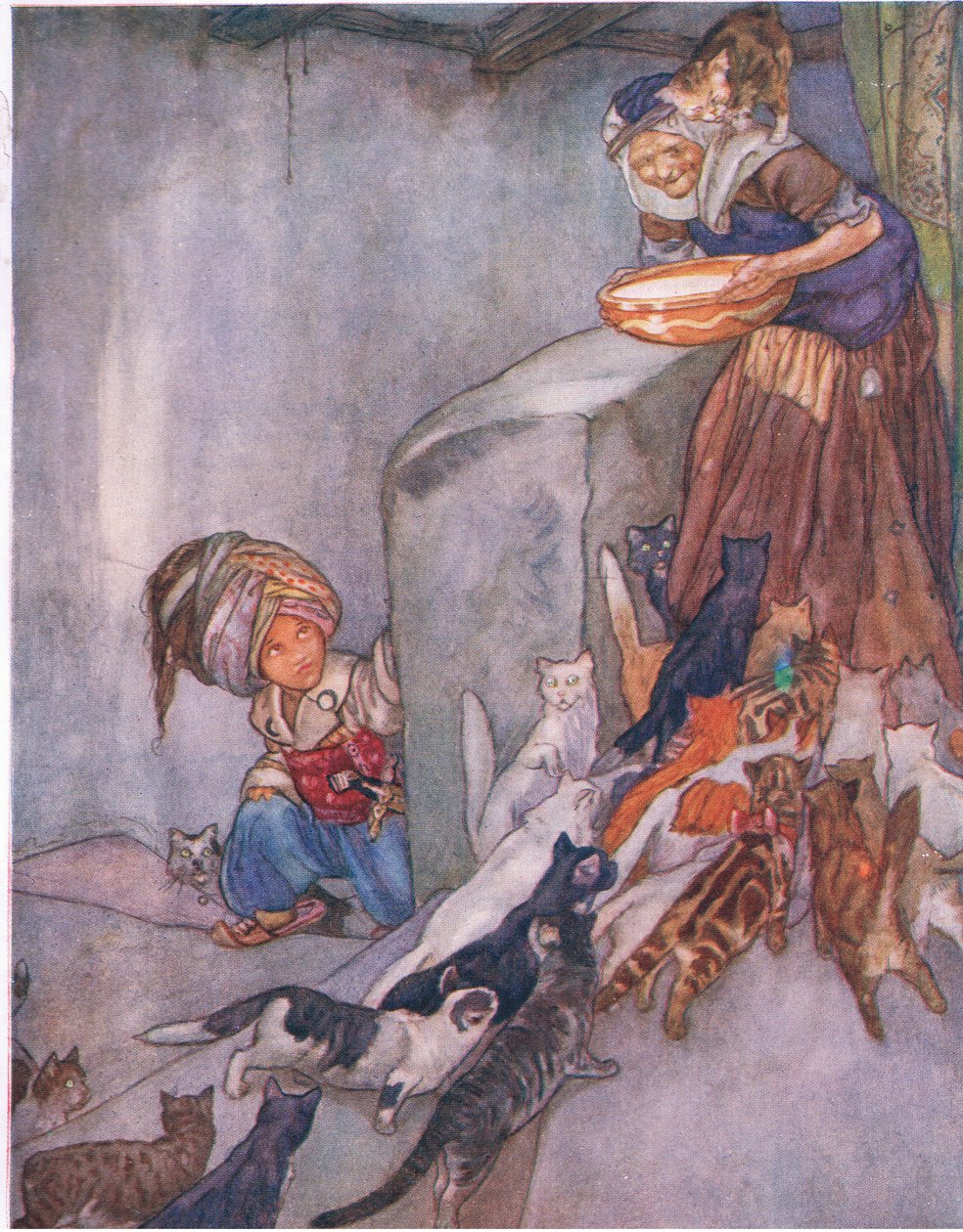 Milch für die Familie, aus Das große Buch für Kinder (Herbert Strang) von Anne Anderson