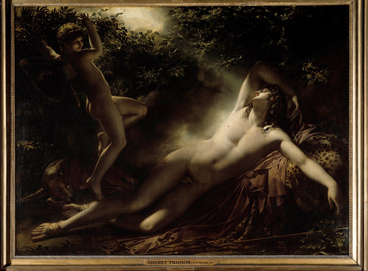 Endymions Schlaf oder Endymion, Mondwirkung von Anne Louis Girodet de Roucy Trioson