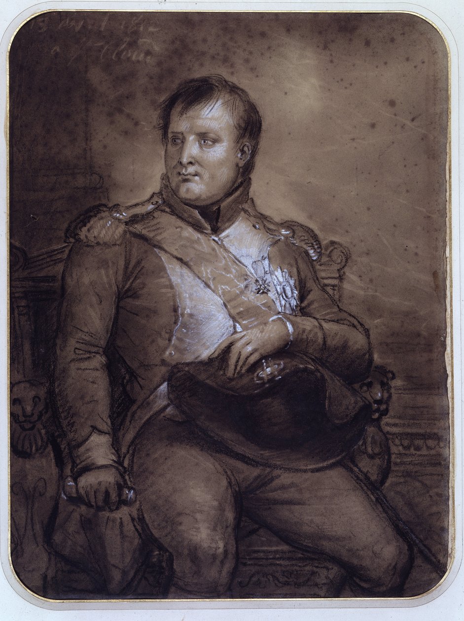Napoleon I. in Saint-Cloud, 1812 von Anne Louis Girodet de Roucy Trioson