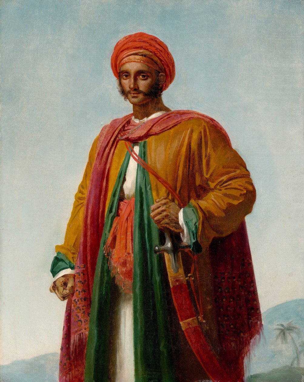 Studie für ein Porträt eines Indianers von Anne Louis Girodet de Roucy Trioson
