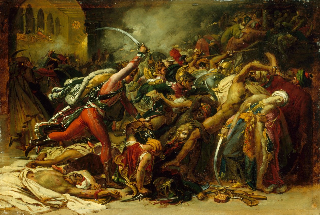 Skizze für den Aufstand von Kairo von Anne Louis Girodet de Roussy Trioson