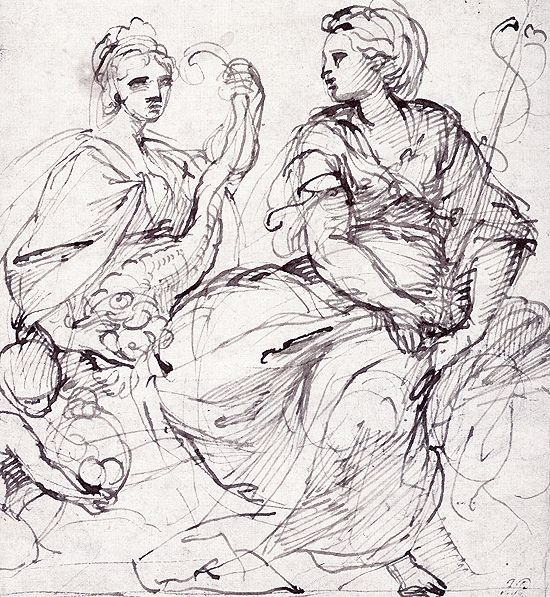 Überfluss und Glückseligkeit von Annibale Carracci
