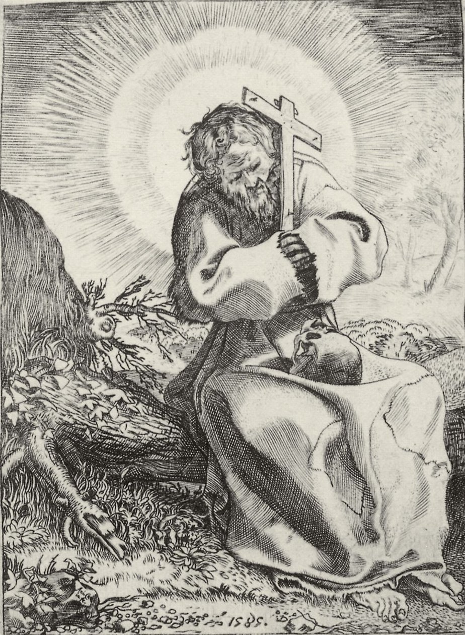 Heiliger Franz von Assisi von Annibale Carracci