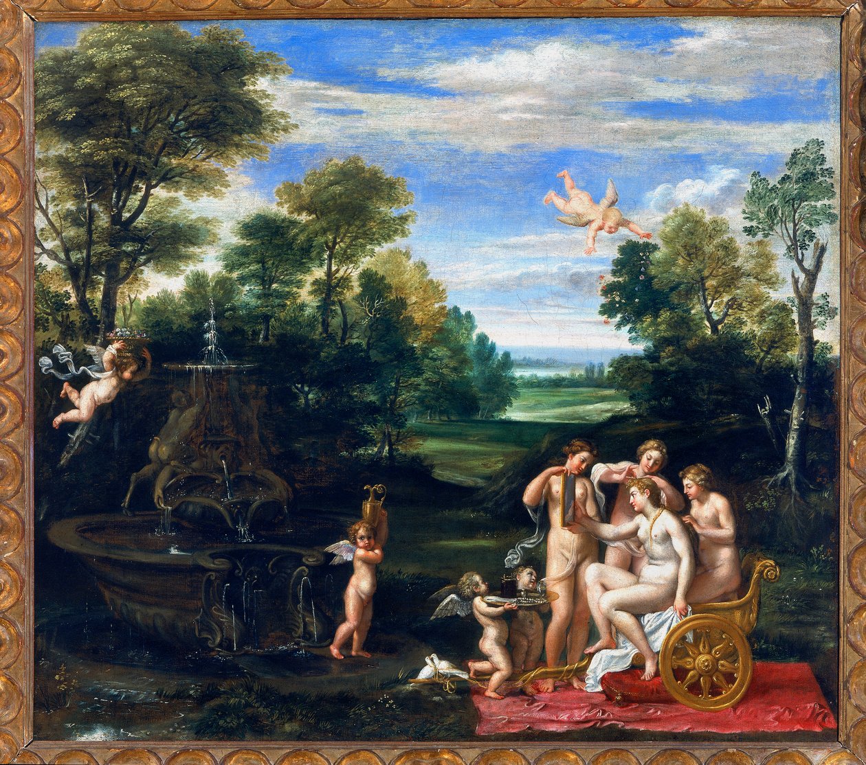 Toilette der Venus von Annibale (after) Carracci