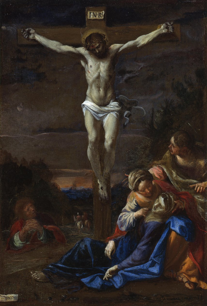 Christus am Kreuz von Annibale Carracci