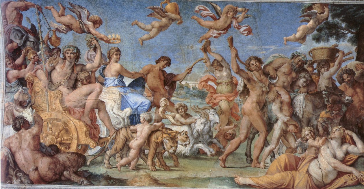 Triumph des Bacchus und Ariadne von Annibale Carracci